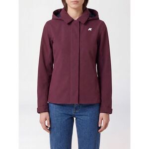 K-Way Women K-Way Bleizou Hooded Waterproof Nylon Jacket With Contrast Logo